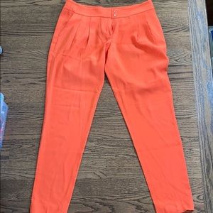 Ann Taylor size 4 orange trouser